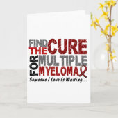 Multiple Myeloma FIND THE CURE 1 Karte (Gelbe Blume)