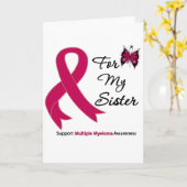 Multiple Myeloma For My Sister Karte (Gelbe Blume)