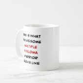 multiple myeloma warrior, awesome kaffeetasse (Vorderseite Links)