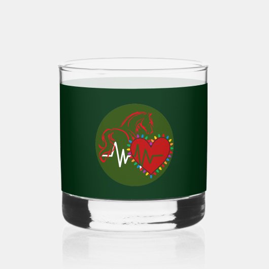 Multiple Options Christmas Logo Whiskyglas (Vorderseite)