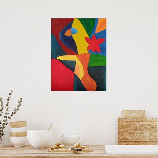 "Multiple Personalities" von SHEIL Poster Print (Küche)