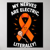 Multiple Sclerosis Awareness 2025 -orange Ribbon_ Poster (Vorne)