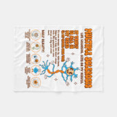 Multiple Sclerosis Awareness Gets On My Nerves Ms  Fleecedecke (Vorderseite (Horizontal))