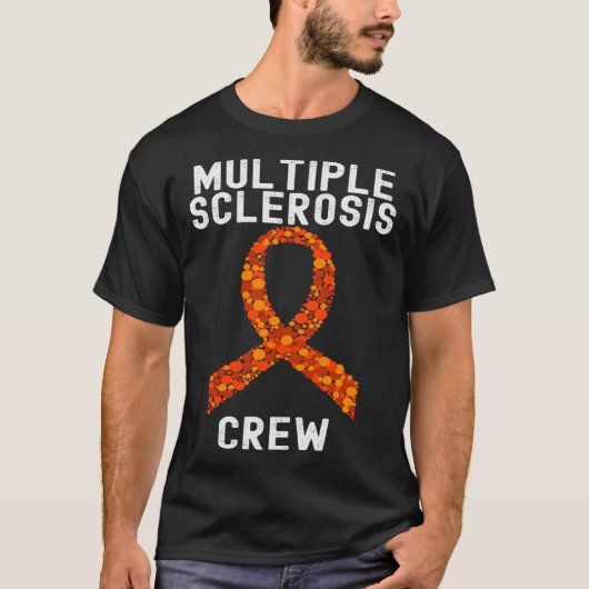 Multiple Sclerosis Awareness  Group Quotes Family T-Shirt (Vorderseite)
