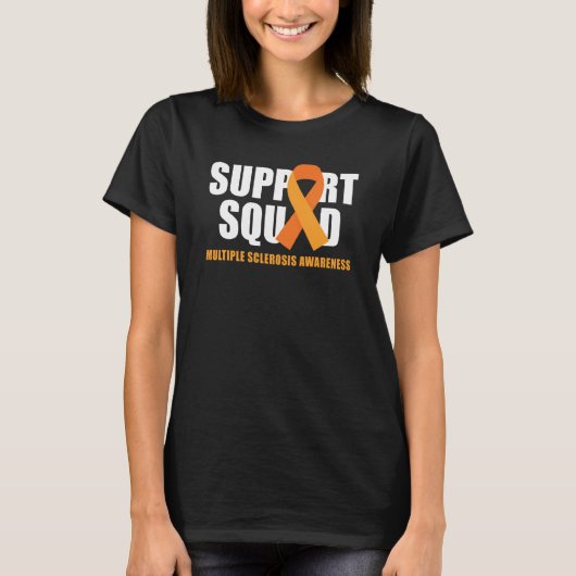 Multiple Sclerosis Awareness Month Orange Ribbon a T-Shirt (Vorderseite)