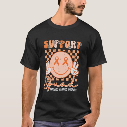 Multiple Sclerosis Awareness MS Awareness Support  T-Shirt (Vorderseite)