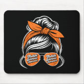 Multiple Sclerosis Awareness Ms Warrior Messy Hair Mousepad (Vorne)