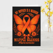 Multiple Sclerosis Awareness Ms Warrior My Mother Karte (Gelbe Blume)