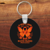 Multiple Sclerosis Awareness Ms Warrior My Mother  Schlüsselanhänger (Vorderseite)