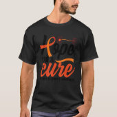 Multiple Sclerosis Awareness Orange Ribbon MS Awar T-Shirt (Vorderseite)