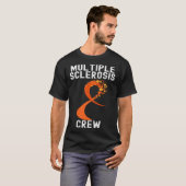 Multiple Sclerosis Awareness  Quotes Family Costum T-Shirt (Vorne ganz)