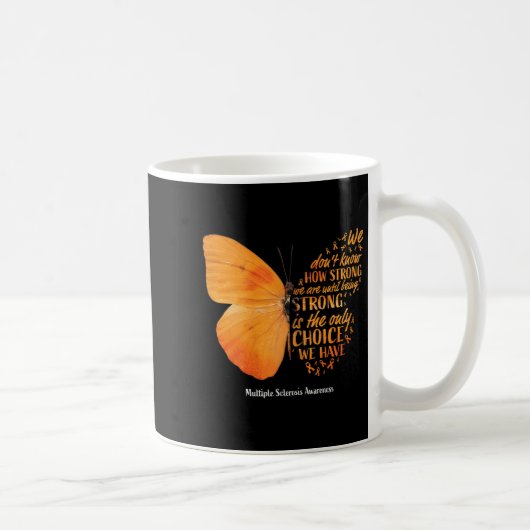 Multiple Sclerosis Awareness Women Mom Cute Butter Kaffeetasse (Rechts)