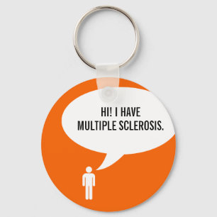 MULTIPLE SCLEROSIS-Sprechblase Schlüsselanhänger