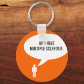 MULTIPLE SCLEROSIS-Sprechblase Schlüsselanhänger (Vorderseite)