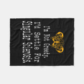 Multiple Sklerose Awareness Butterfly Support Gif Fleecedecke (Vorderseite (Horizontal))