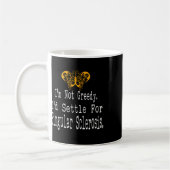Multiple Sklerose Awareness Butterfly Support Gif Kaffeetasse (Links)