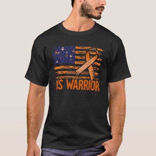 Multiple Sklerose Awareness MS Warrior T-Shirt (Vorderseite)