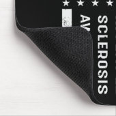 Multiple Sklerose Awareness Orange Ribbon 2 Mousepad (Ecke)