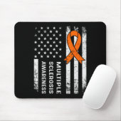 Multiple Sklerose Awareness Orange Ribbon 2 Mousepad (Mit Mouse)