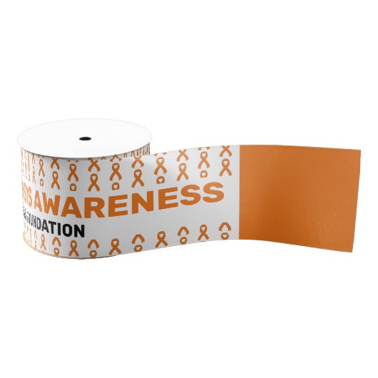 Multiple Sklerose Awareness Patten Ribbon Ripsband (Spule)