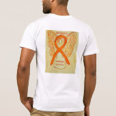 Multiple Sklerose Awareness Ribbon Angel Shirt (Rückseite)
