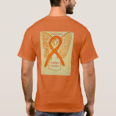 Multiple Sklerose Awareness Ribbon Angel TShirt (Rückseite)