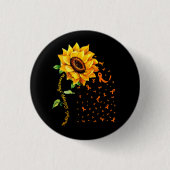 Multiple Sklerose Awareness Sunflower MS Awarenes Button (Vorderseite)