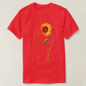Multiple Sklerose Awareness Sunflower MS Warrior T-Shirt (Design vorne)