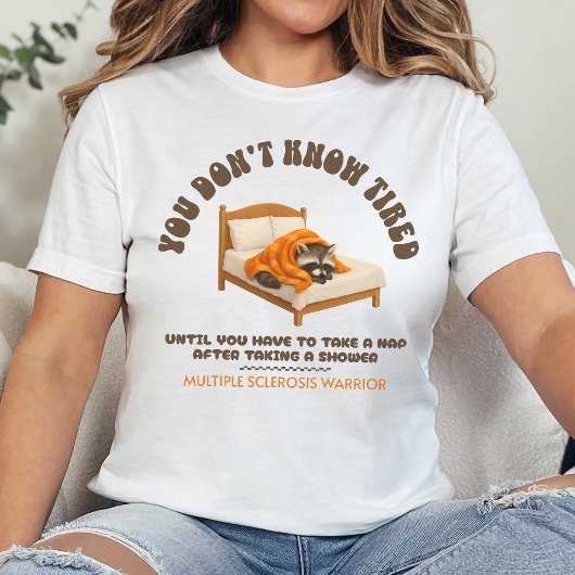 Multiple Sklerose Bewusstsein, MS-Krieger Tri-Blend Shirt
