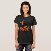 Multiple Sklerose Bewusstsein Orange Ribbon MS Bew T-Shirt (Vorne ganz)