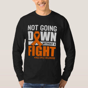 Multiple-Sklerose-Bewusstsein Orange Schleife Nich T-Shirt