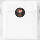 Multiple Sklerose-Bewusstsein Stehende Ms-Kriegeri Runder Aufkleber (Tasche)
