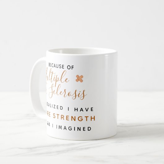 Multiple Sklerose Bewusstsein - Tasse (Vorderseite Links)