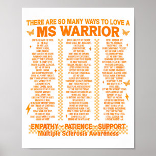 Multiple Sklerose-Bewusstseinswege, um einen MS-Kr Poster