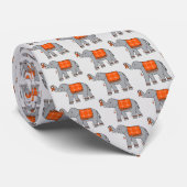 Multiple Sklerose Elefant of Awareness and Hope Krawatte (Gerollt)