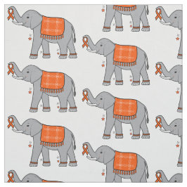 Multiple Sklerose Elefant of Awareness and Hope Stoff