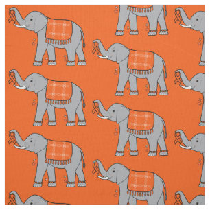 Multiple Sklerose Elefant of Awareness and Hope Stoff