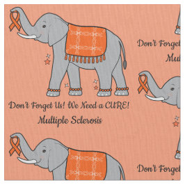Multiple Sklerose Elefant of Awareness and Hope Stoff