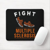 Multiple Sklerose Frau Awareness Warrior Ribbon 1 Mousepad (Mit Mouse)