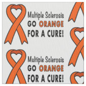 Multiple Sklerose: Gehen Orange für eine Heilung! Stoff (Nahaufnahme)