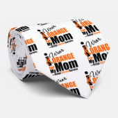 Multiple Sklerose Ich trage Orange für meine Mama Krawatte (Gerollt)