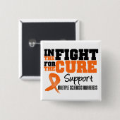 Multiple Sklerose im Kampf um die Heilung Button (Vorne & Hinten)