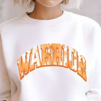 Multiple-Sklerose-Krieger-Geschenk, florale Varsit Sweatshirt