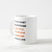 Multiple-Sklerose-Krieger, großartig Kaffeetasse (Vorderseite Links)