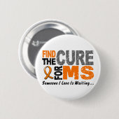 Multiple Sklerose Mitgliedstaat finden die Heilung Button (Vorne & Hinten)