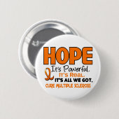 Multiple Sklerose Mitgliedstaat-HOFFNUNG 1 Button (Vorne & Hinten)