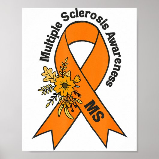 Multiple Sklerose MS-Bewusstsein Multiple Sklerose Poster (Vorne)