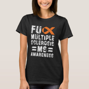 Multiple Sklerose MS-Bewusstseinsbekundung Skleros T-Shirt