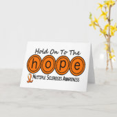 Multiple Sklerose MS HOPE 6 Karte (Gelbe Blume)