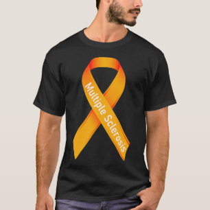 Multiple Sklerose MS Orange Awareness Ribbon T-Shirt